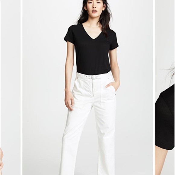 Vince Essential V Neck Tee. Size L. MSRP $80 - Picture 6 of 15